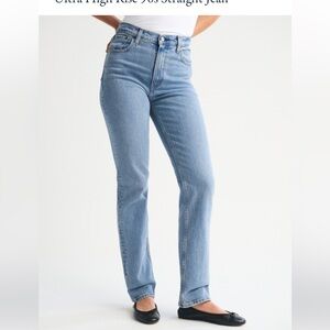 Abercrombie & Fitch 90’s Straight Ultra High Rise Jeans 25 Long